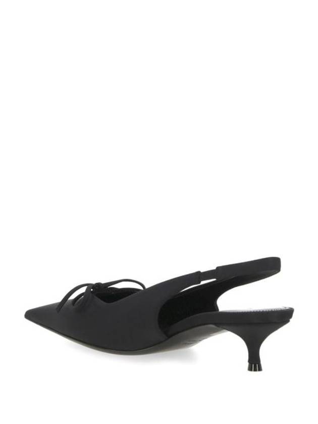 Luxury Balenciaga  Knife Bow Slingback Heel Black