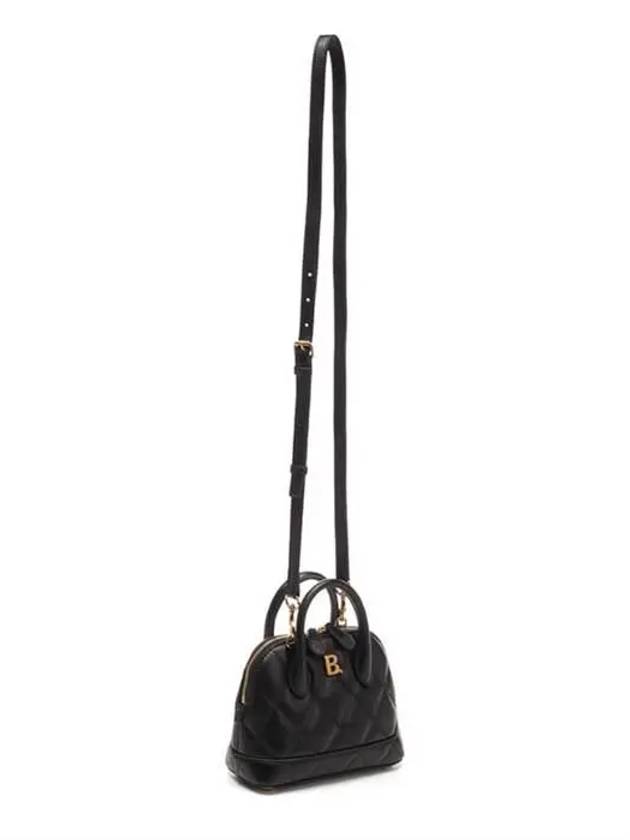 Luxury Balenciaga  Ville Quilted Leather Top Handle Cross Bag Black