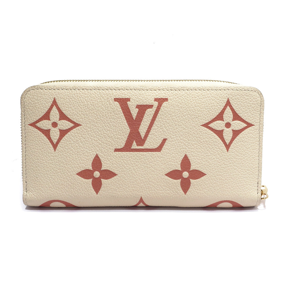Louis Vuitton Monogram Wallet Long Wallet Leather Pink M81914 Small