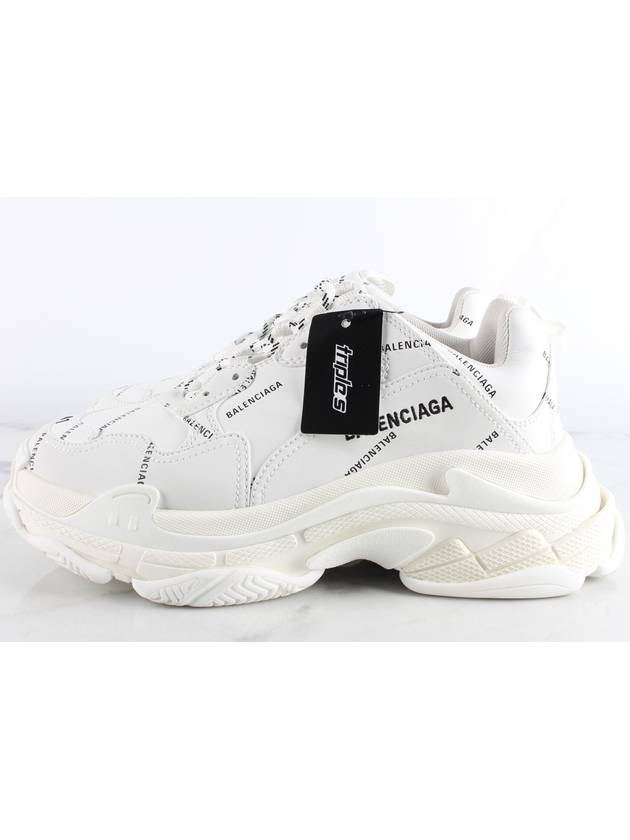Luxury Balenciaga  My Multi Logo Triple S White 41 Domestic 260