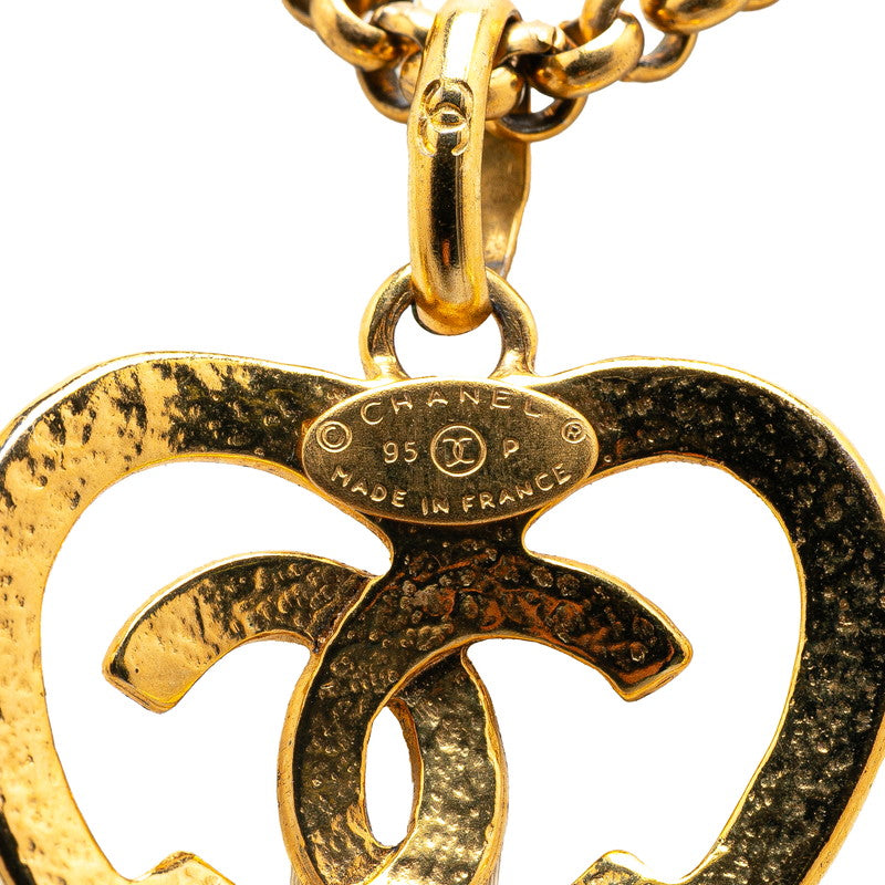 Chanel Coco Mark Heart Necklace