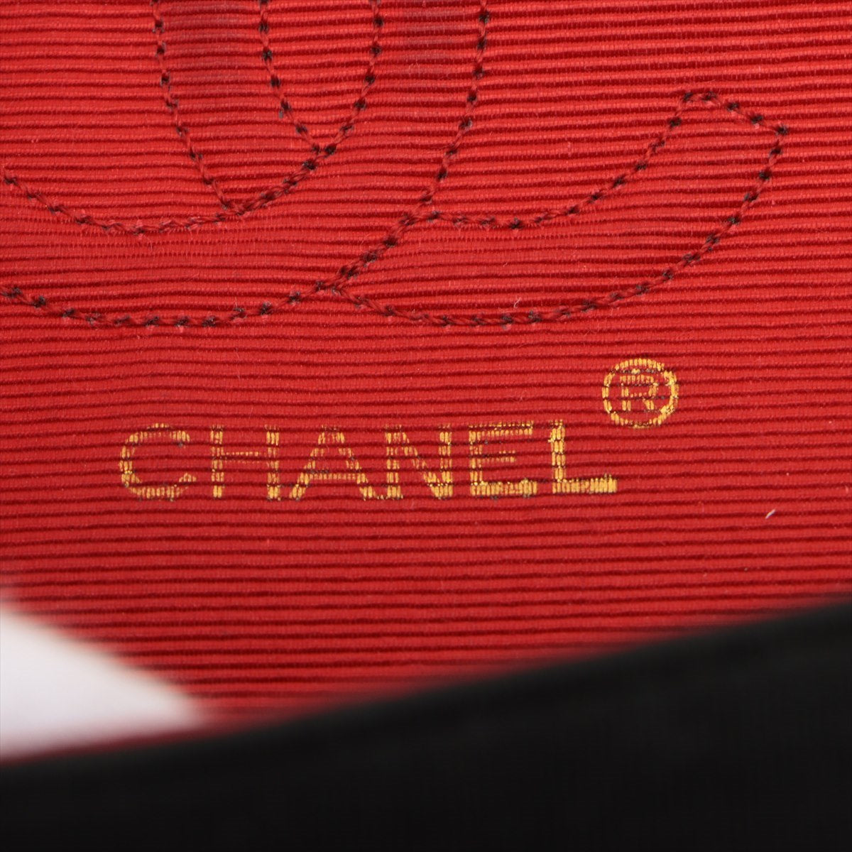 Chanel Matrasse Cotton Double Flap Double Chain Bag Black Gold  0st