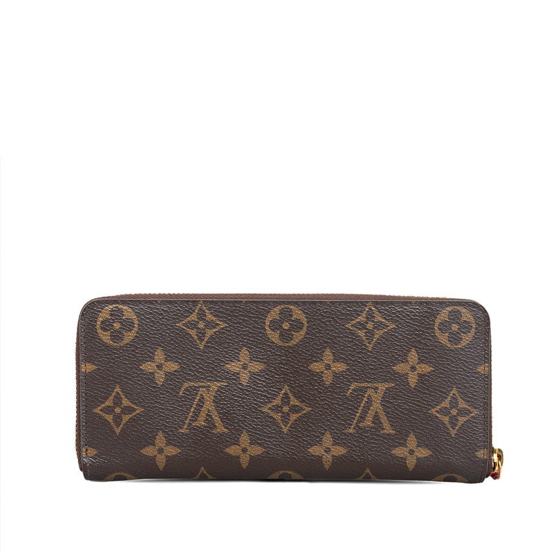 Louis Vuitton Monogram M60742 Long Wallet  Fushai Pink Brown Lady Fushai