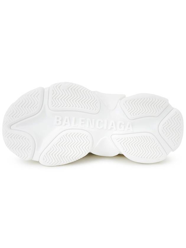 Luxury Balenciaga  Triple S All-Over Logo Low Top Sneakers White