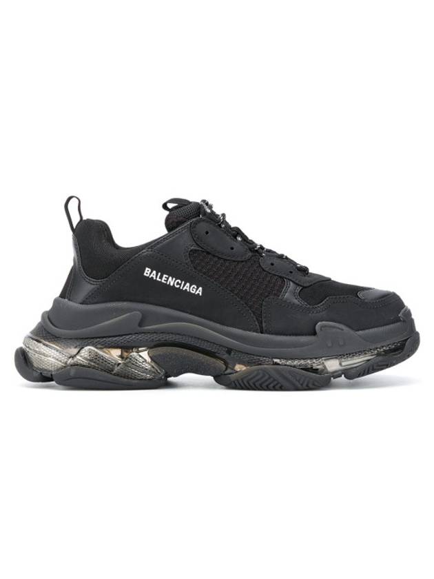 Luxury Balenciaga  Triple S Sneakers Clear Sole Black