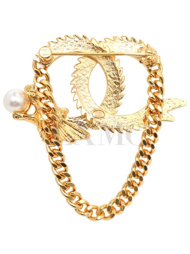 Dragon Brooch LUNAR NEW YEAR CC Logo Chanel