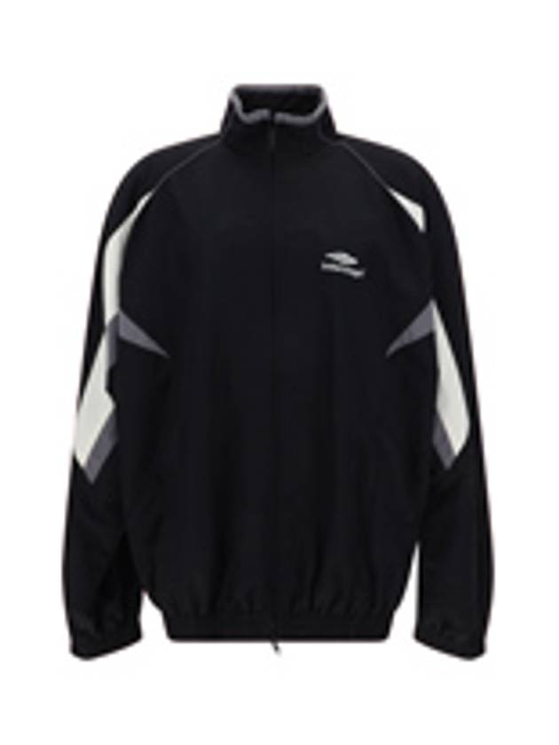 Luxury Balenciaga  3B Sports Icon Medium Fit Track Jacket Black