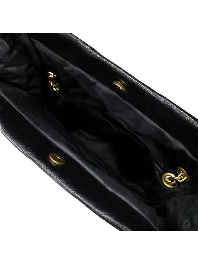 Luxury Balenciaga  Monaco Chain Strap Shoulder Bag Black