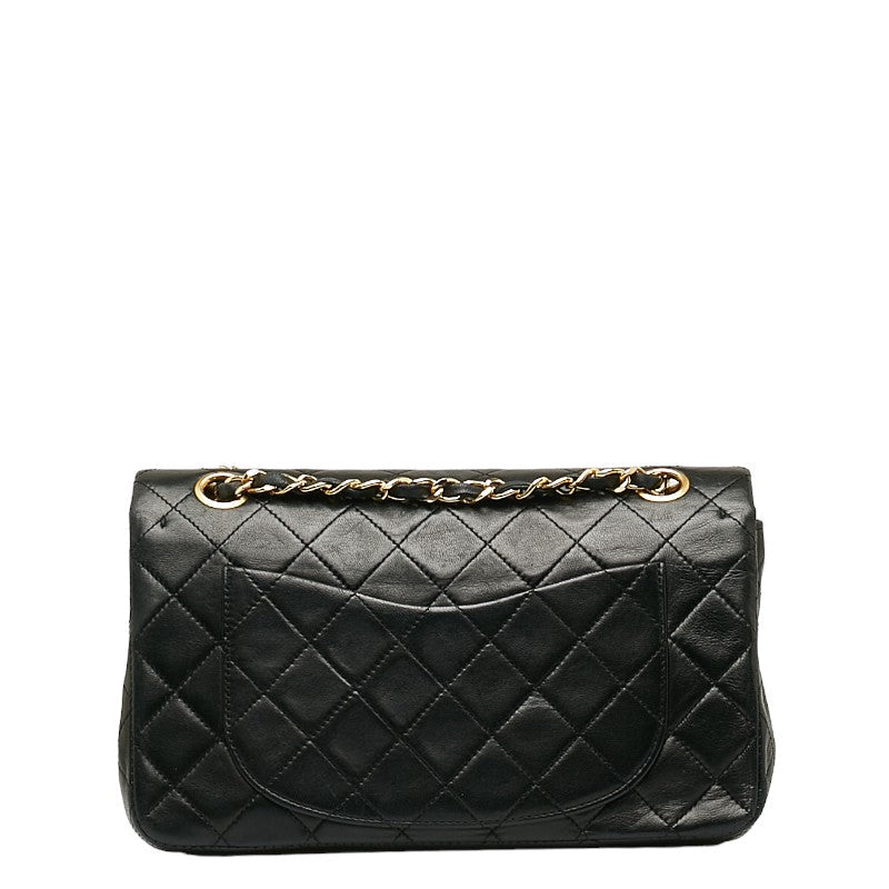CHANEL Classic Double Flap Small in Lambskin Black Quilted