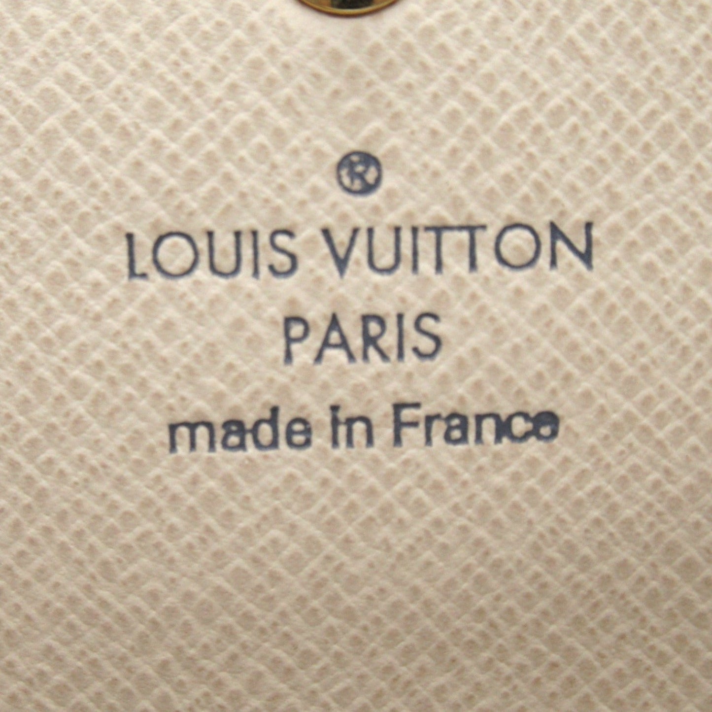 Louis Vuitton Portefolio International Three Fold Wallet Wallet PVC Coated Canvas Damier Azur  Ivory N61732
