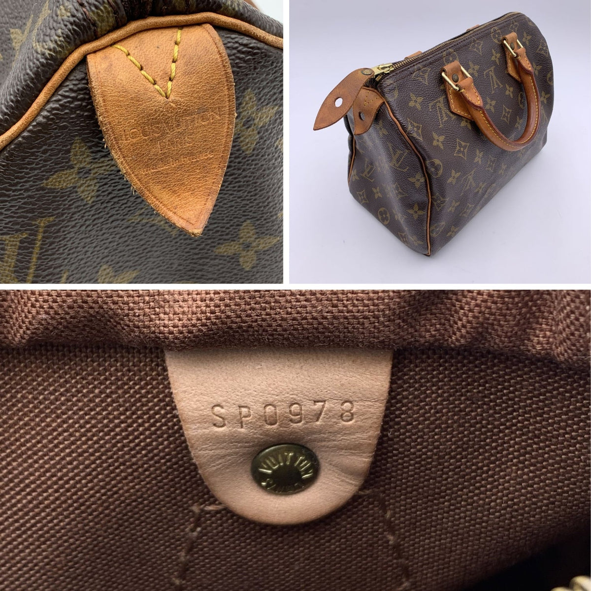 LOUIS VUITTON Vintage Monogram Mini Hl Speedy Nano Bag M41534