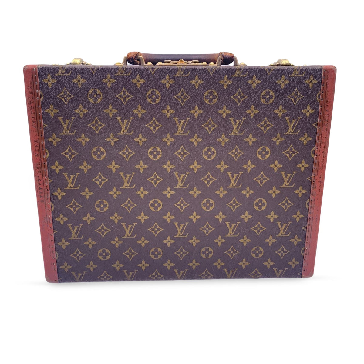 LOUIS VUITTON Vintage Monogram President Hard Case Briefcase Bag