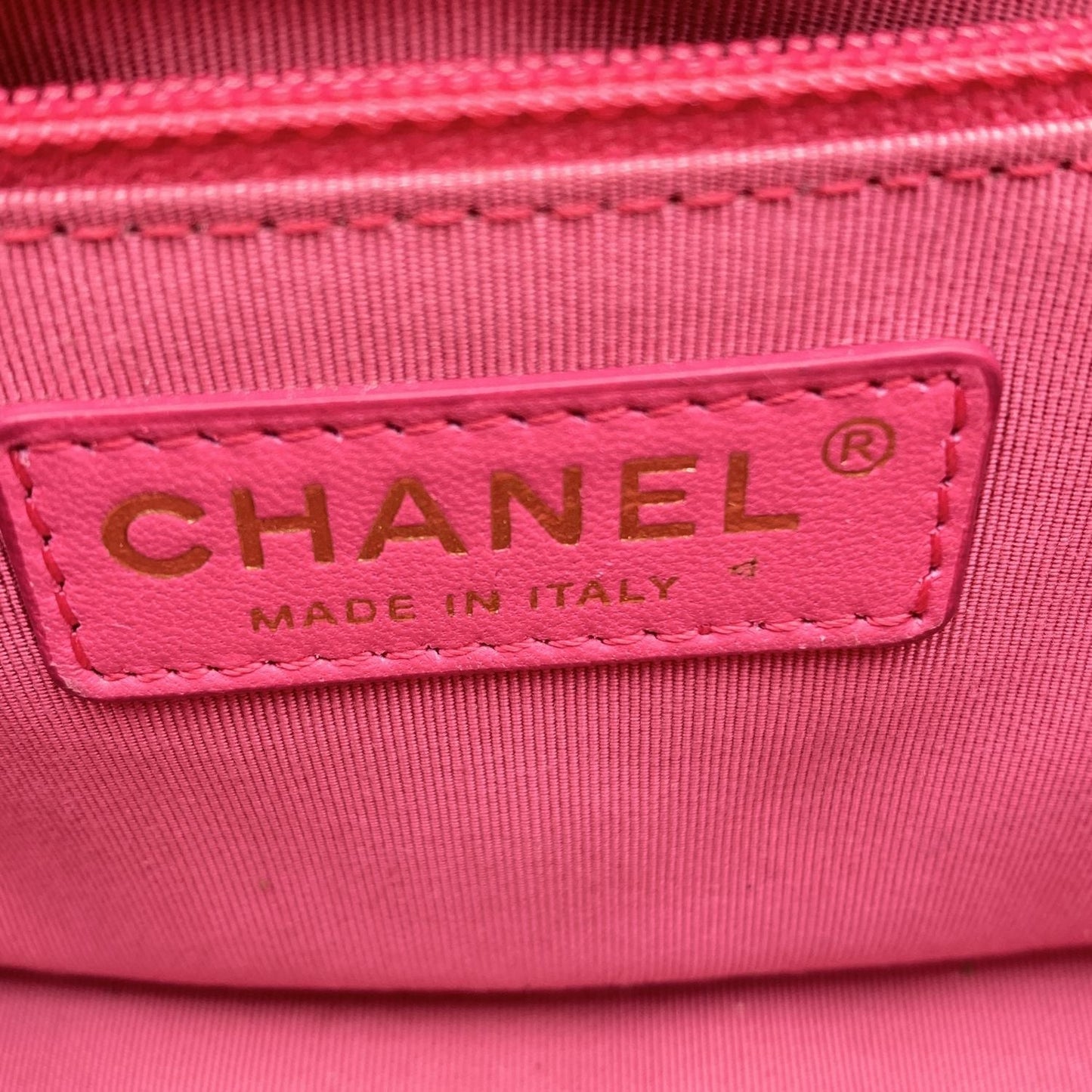 CHANEL Pink Quilted Leather Mini Mademoiselle Chic Shoulder Bag