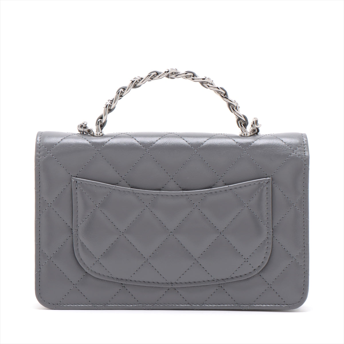 Chanel Matrasse  2WAY Shoulder Bag Gr Silver G
