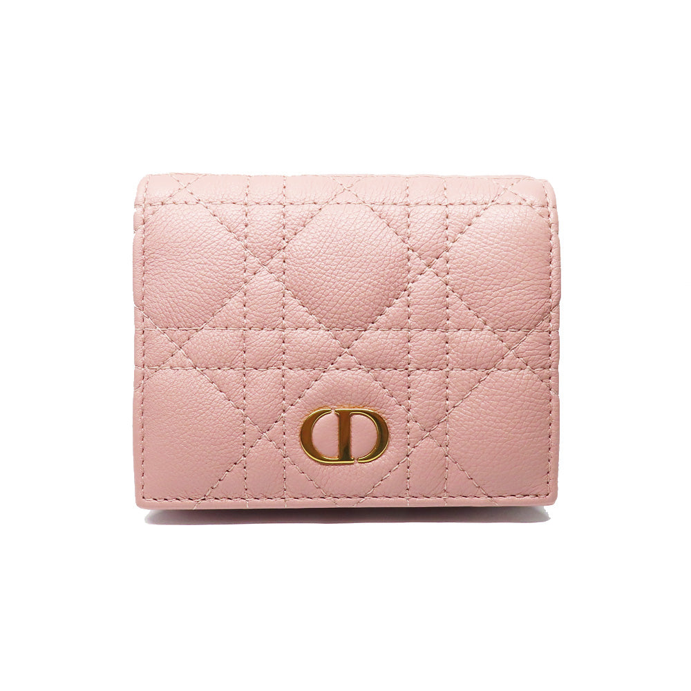 Dior Dior Caro Caro Saffron Multi-Color Antique Pink Mini Wallet S5137URXU_M45E Lady Wallet