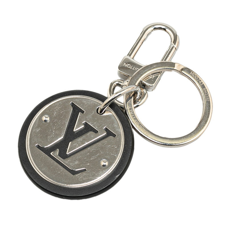 Louis Vuitton LV Circle Key Her M00741 Silver Black Metal Leather  Louis Vuitton
