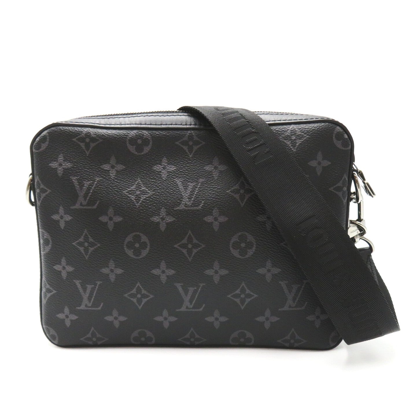 Louis Vuitton Trio Messengers Shoulder Bag PVC Coated Canvas Monogram Eclipse & Monogram Eclipse  Monogram Eclipse Black M69443