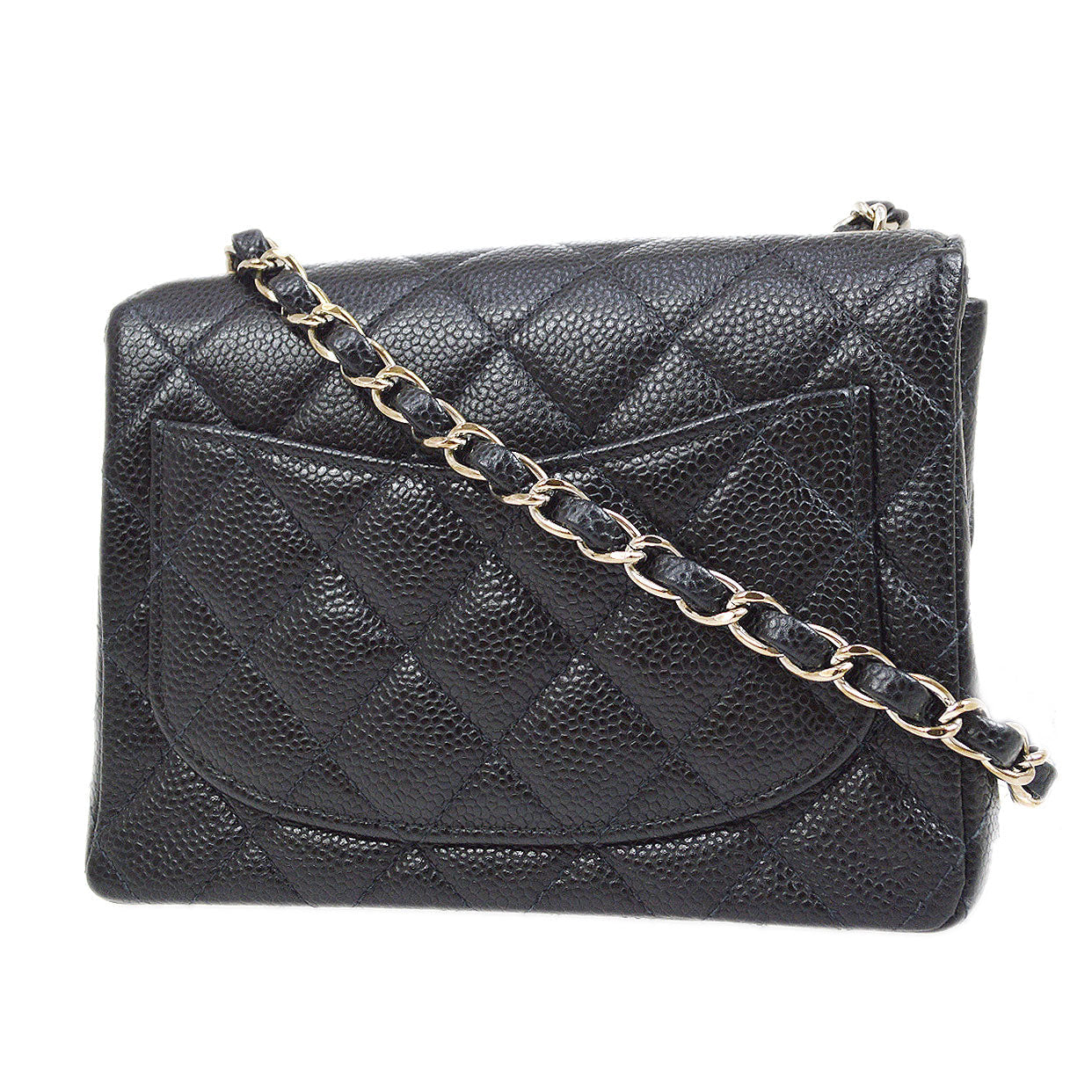 CHANEL 2000-2001 Mini Classic Square Flap SHW