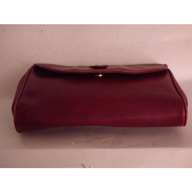Gucci Vintage Burgundy Leather Shoulder Bag/Clutch