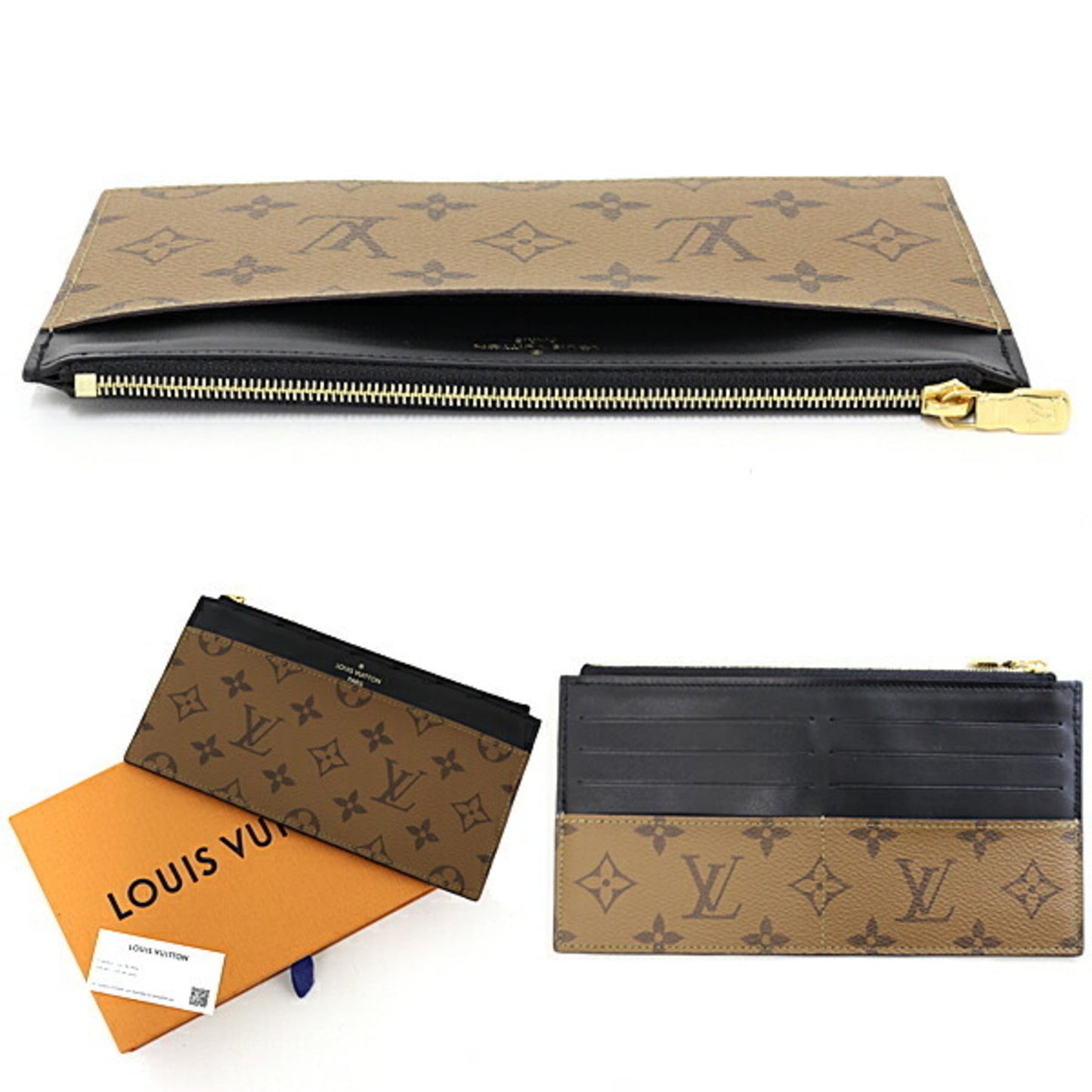 Louis Vuitton Monogram Reverse    Monogram Reverse Coin Purse/Coin Case