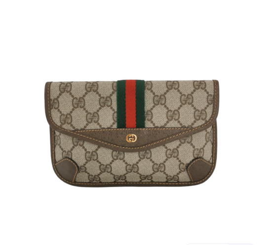 Gucci Ophidia Wallet Clutch Brown