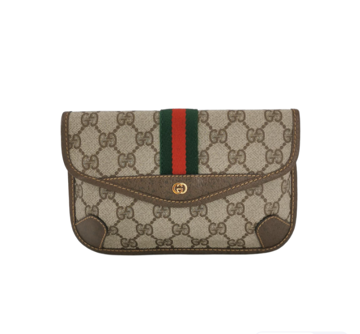 Gucci Ophidia Wallet Clutch Brown