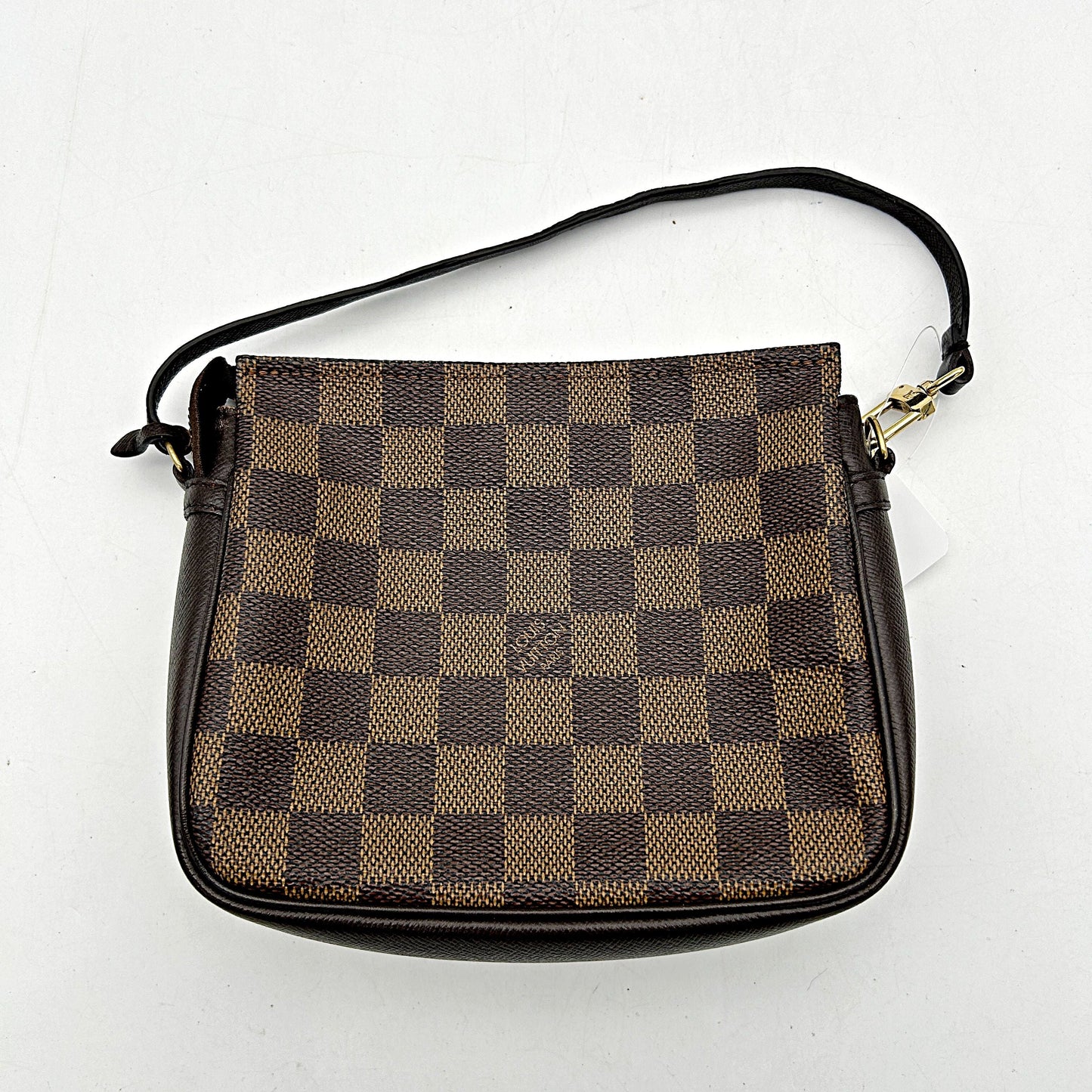LOUIS VUITTON Damier Ebene Trousse Make Up Bag Pochette lv6937ce