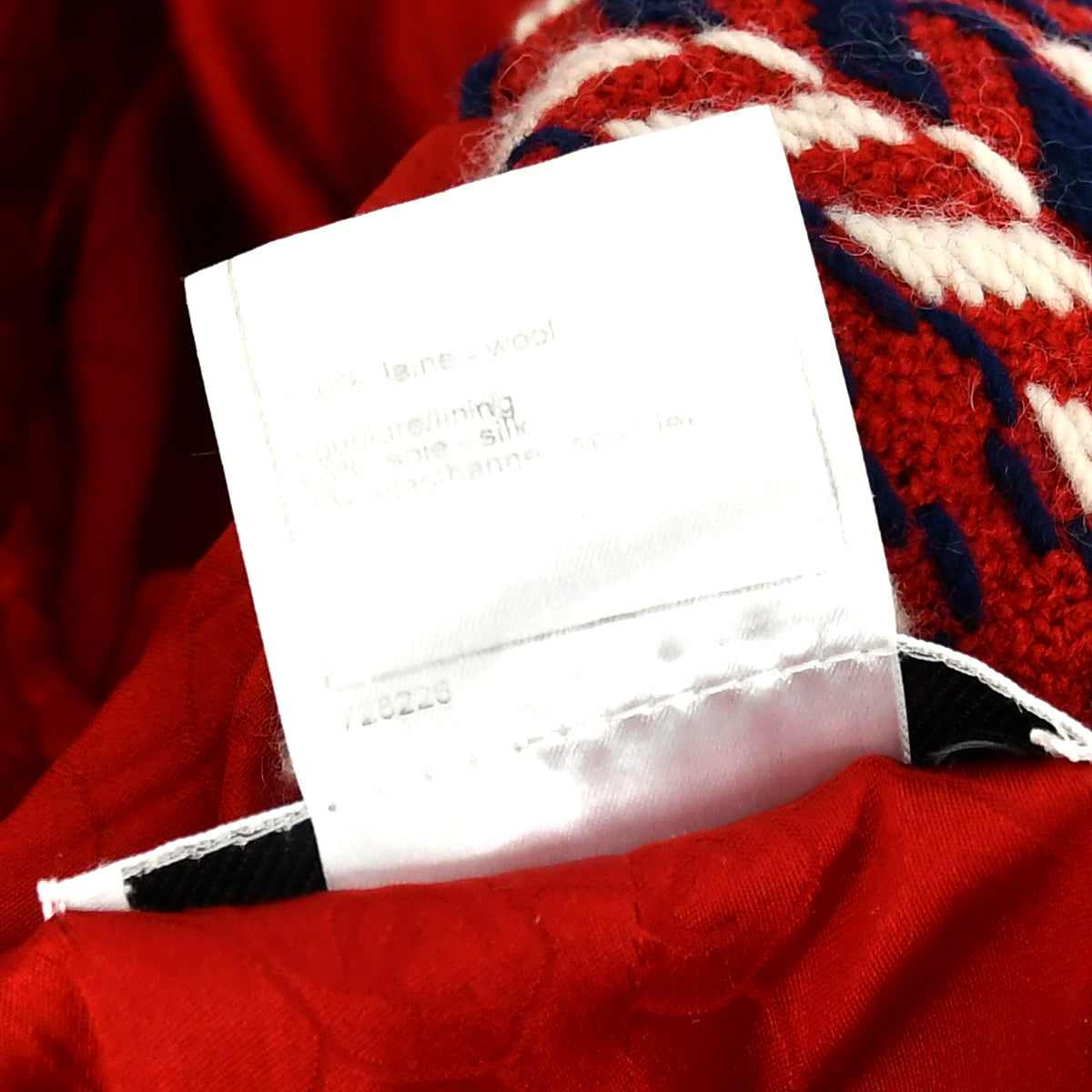 Chanel Single Breasted Jacket Red 04A #38
