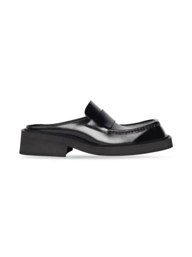 Luxury Balenciaga  Inspector 40MM Leather Bloafer Black
