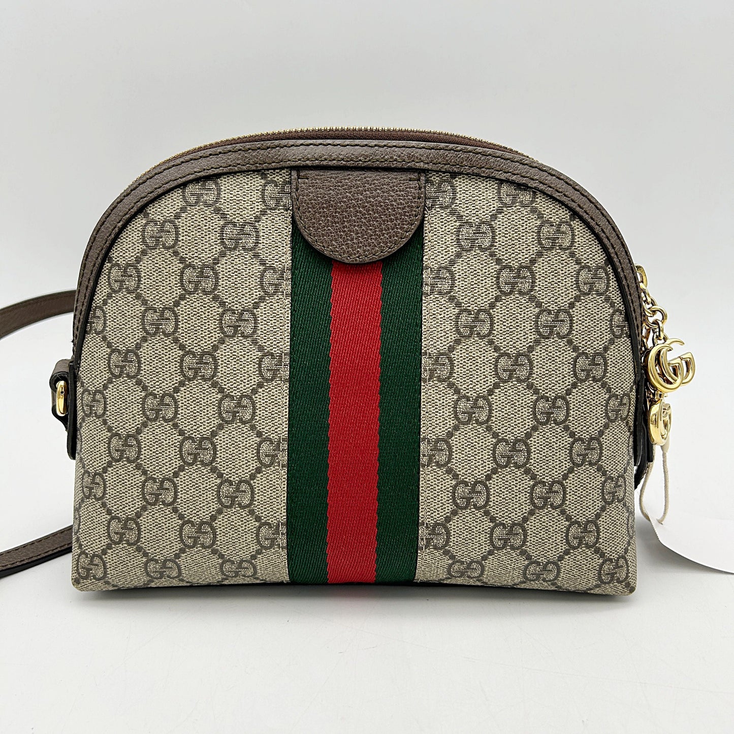 Gucci Beige/Ebony GG Supreme Coated Canvas and Leather Small Ophidia Crossbody Bag Gucci BYBJQA