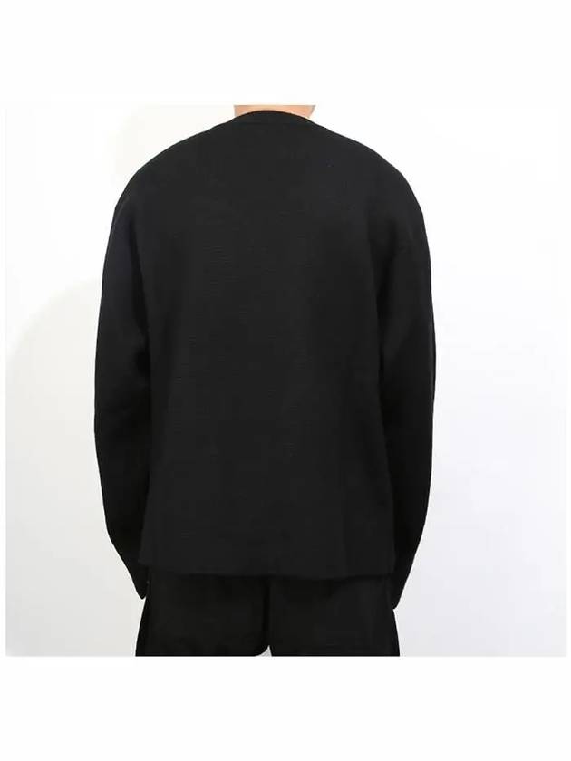 Luxury Balenciaga  Language Logo Wool Knit Top Black