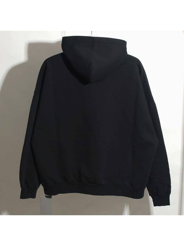 Luxury Balenciaga  The Simpsons Printed Hoodie Black