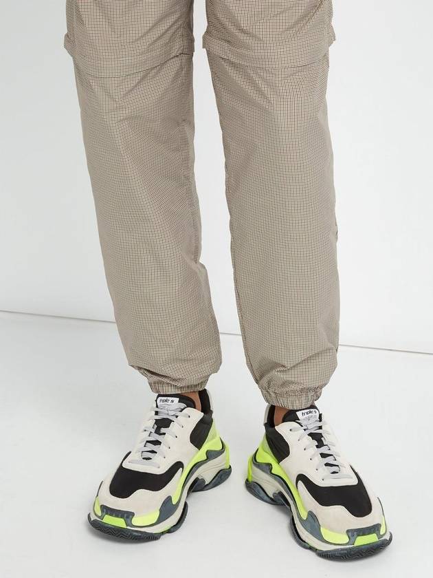 Luxury Balenciaga  Triple S Low Top Sneakers Grey Yellow