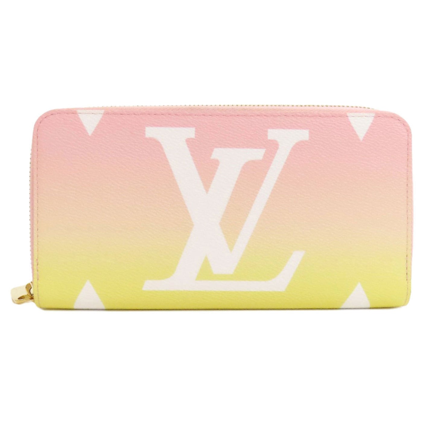 Louis Vuitton Monogram pink yellow Monogram Long Wallet (Bi-Fold)