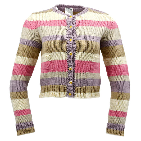 Chanel Fall 2001 knitted cardigan #38