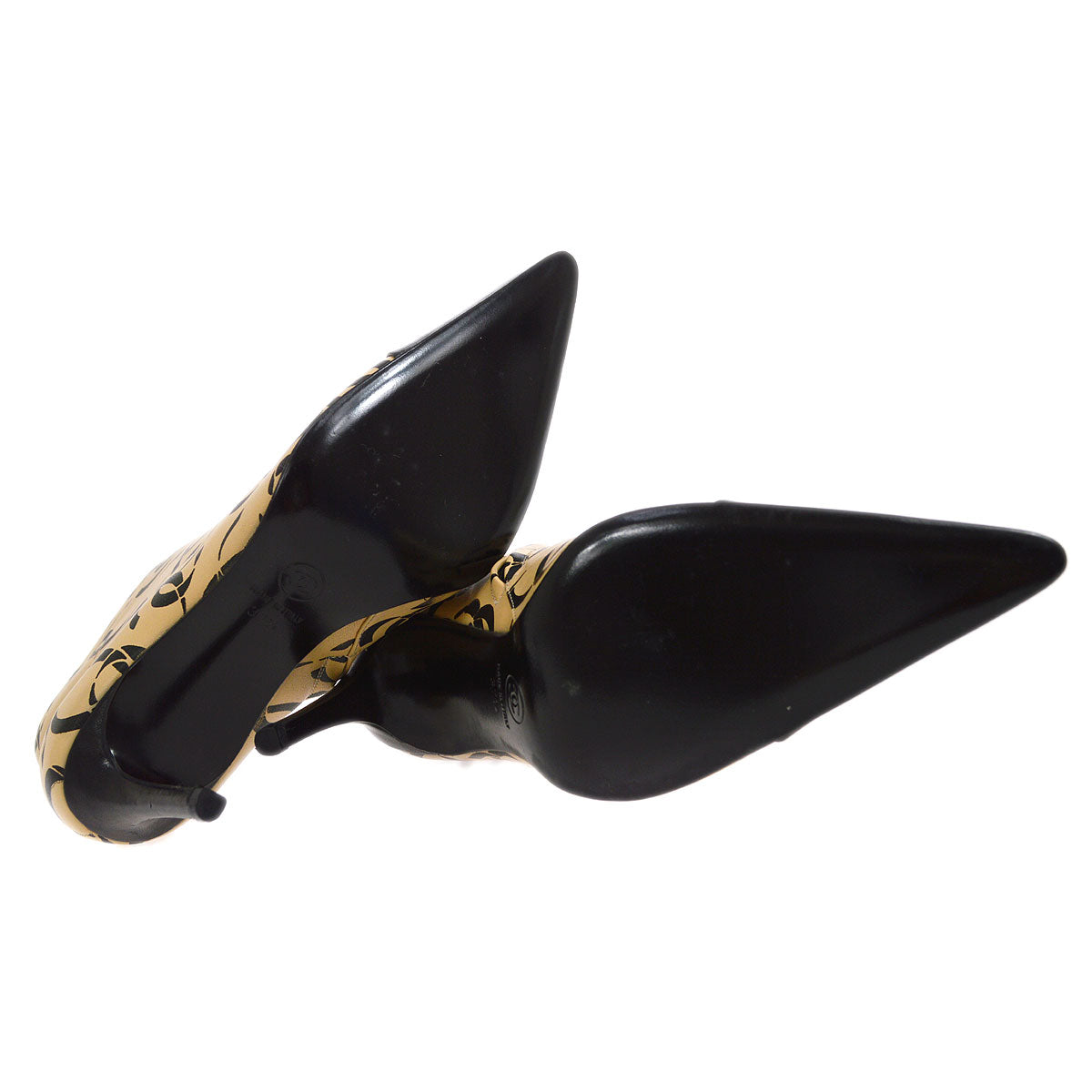 Chanel Fall 2000 Ankle Boots Shoes #37 1/2