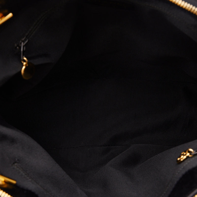 Chanel Triple Co. Gold  Chain houlder Bag Black Caviar S  CHANEL