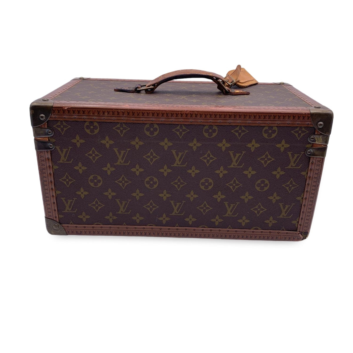 LOUIS VUITTON Vintage Monogram Train Case Boite Bouteille Et Glace