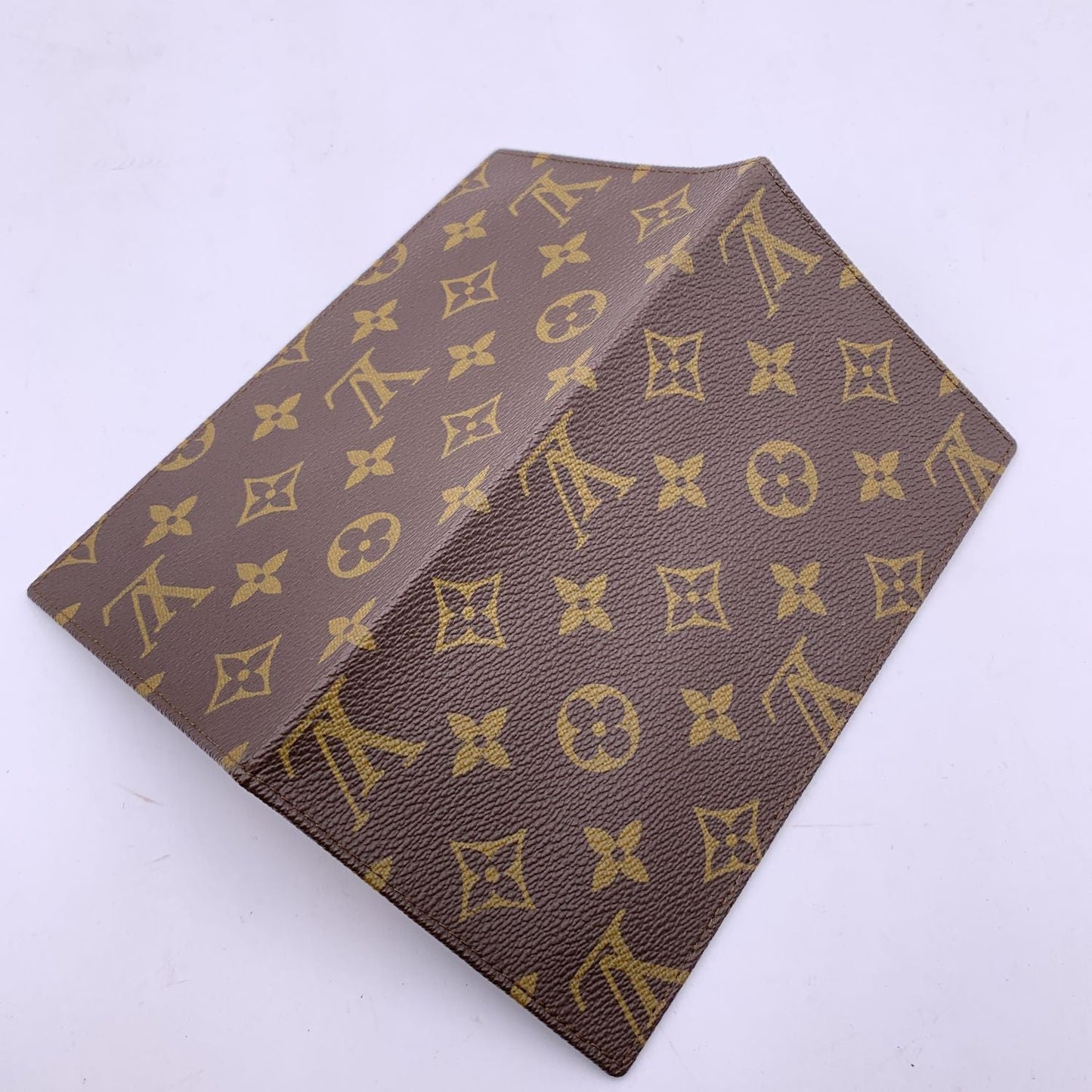 LOUIS VUITTON Vintage Monogram Canvas Checkbook Holder Wallet