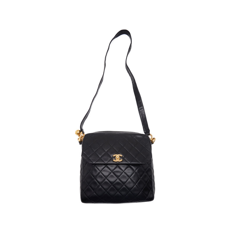 Chanel Matrasse Ball Charm One-s bag  Black  ' Shoulder Bag Ladies' Shoulder Bag Hybrid 【 Ship】 Netherlands Online