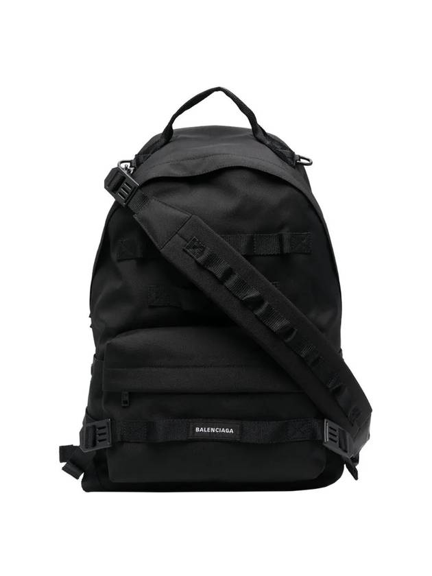 Luxury Balenciaga  Army Medium Multicarry Backpack Black
