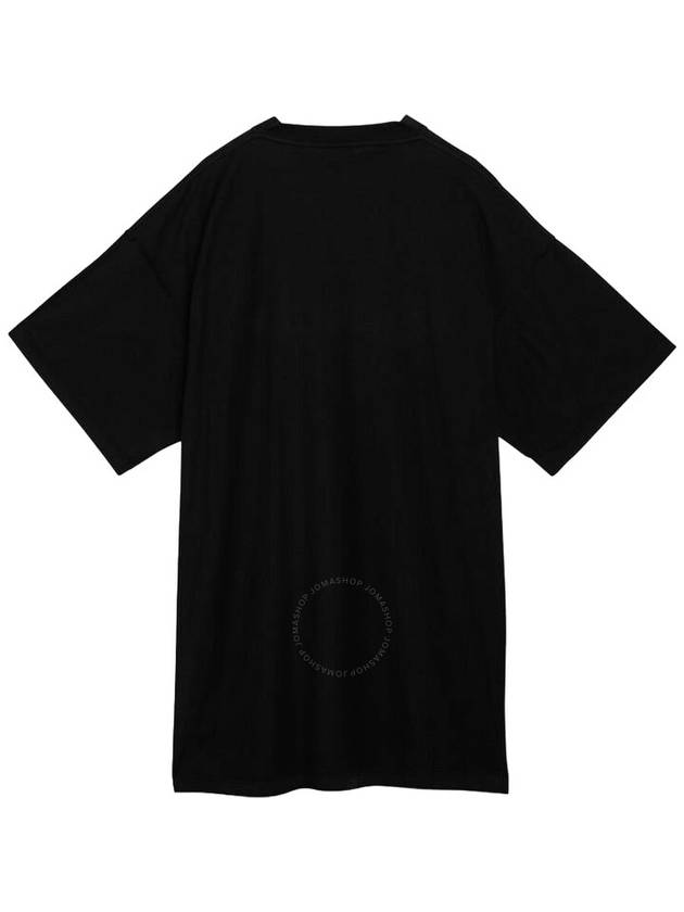 Luxury Balenciaga  Logo Print Short Sleeve T-Shirt Black