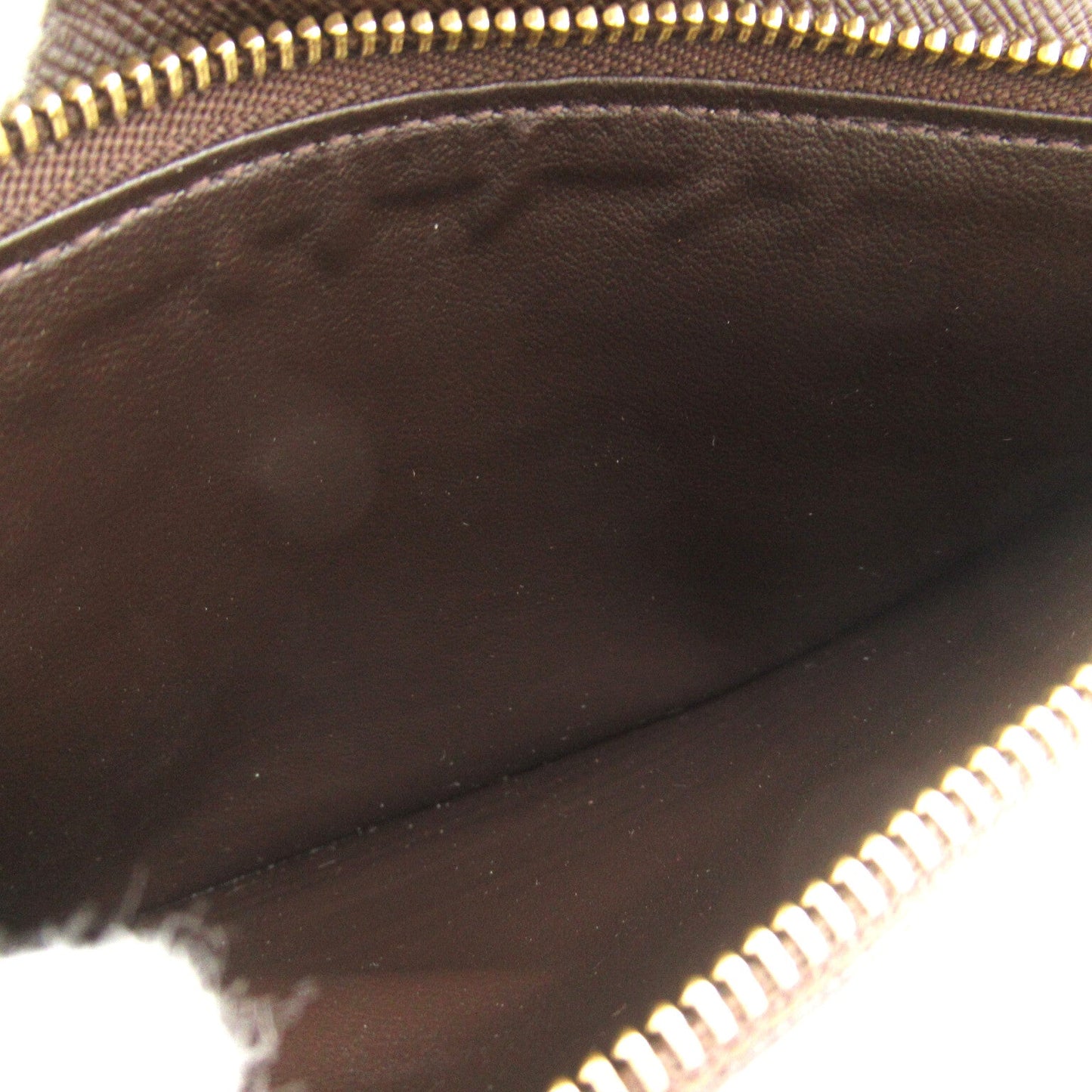 Louis Vuitton Portefolio Ansorite Round Long Wallet Wallet PVC Coated Canvas Damiens  Brown N63071