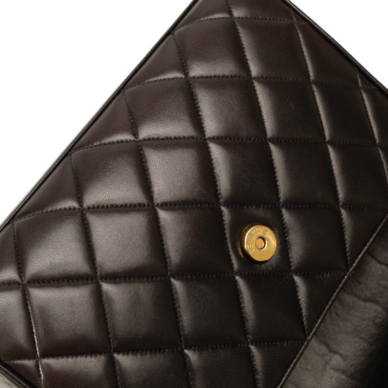Chanel mattresses Cocomark sloping shoulder Bag brown ram s ladies Chanel