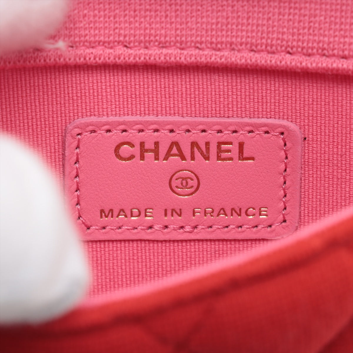 Chanel Mini Matrasse Cotton Chain Shoulder Bag Red G  Nonevelty