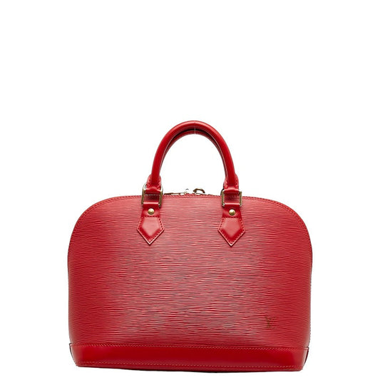 Louis Vuitton Epic Alma Bag Boston Bag M52147 Castilian Red Leather  Louis Vuitton