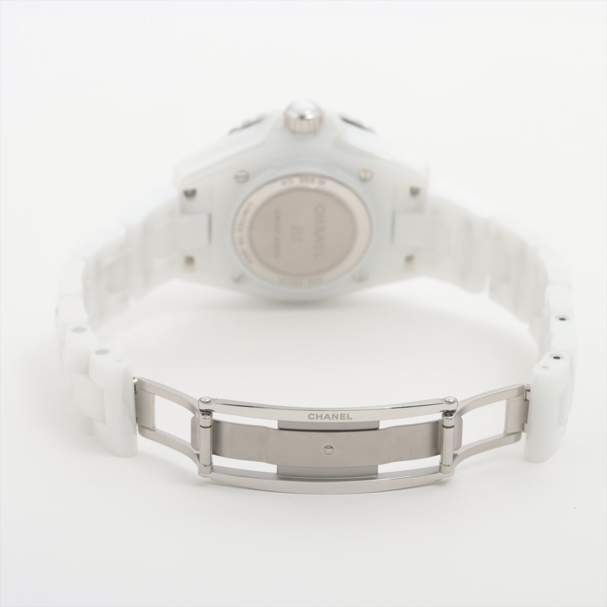 Chanel J12 H6755 SSCE QZ White  2