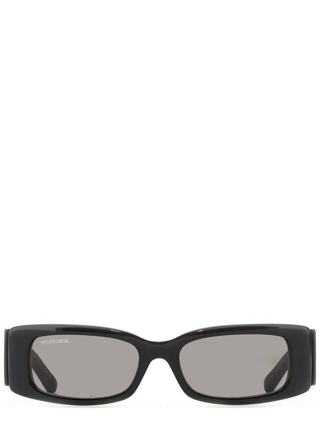 Luxury Balenciaga  Eyewear Max Rectangle Sunglasses Black