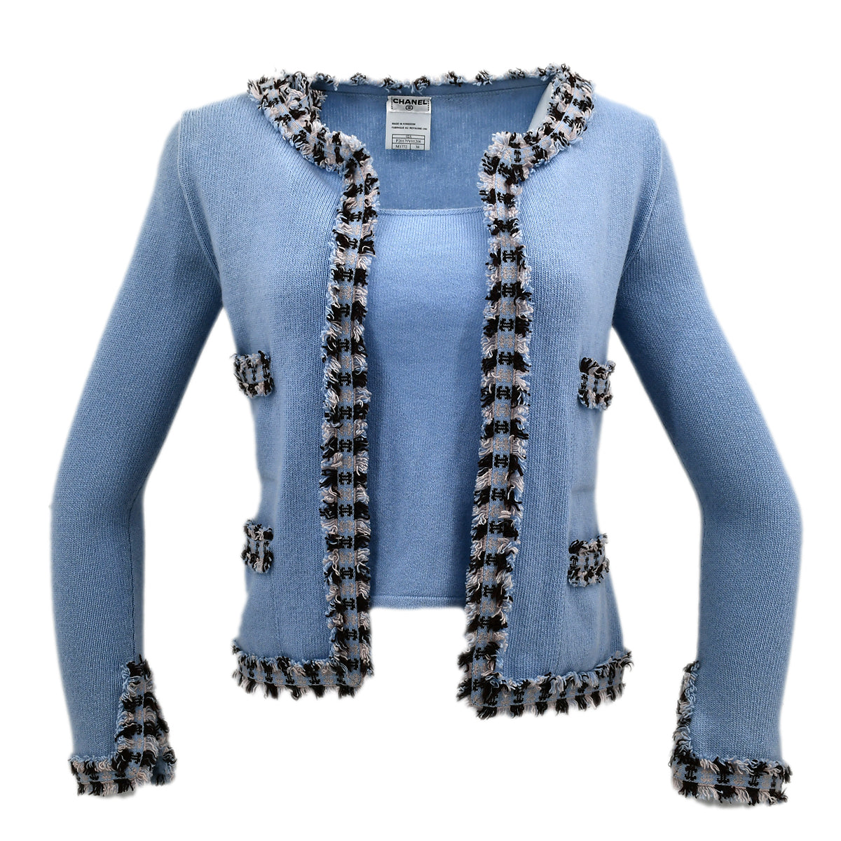 Chanel Fall 2002 top and cardigan set #38
