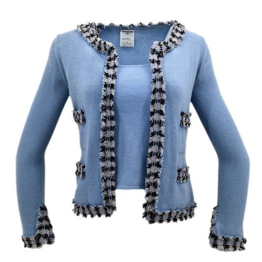 Chanel Fall 2002 top and cardigan set #38